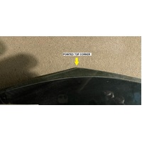 suitable for TOYOTA CAMRY ASV50R - 05/2015 TO 10/2017 - 4DR SEDAN - DRIVER - RIGHT SIDE REAR DOOR GLASS (POINTED TOP CORNER) - WITH FITTINGS - NEW