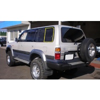 suitable for TOYOTA LANDCRUISER 80 SERIES - 1/1990 to 3/1998 - 5DR WAGON - LEFT SIDE SLIDING GLASS (REAR 1/2) - NEW