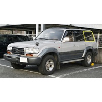suitable for TOYOTA LANDCRUISER 80 SERIES - 5/1990 to 3/1998 - 5DR WAGON - LEFT SIDE REAR BARN DOOR GLASS (HEATED) - NEW