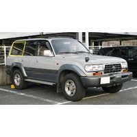 suitable for TOYOTA LANDCRUISER 80 SERIES - 5/1990 to 3/1998 - 5DR WAGON - DRIVERS - RIGHT SIDE REAR BARN DOOR GLASS - HEATED - NEW