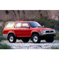 suitable for TOYOTA 4RUNNER RN/LN/YN130 - 10/1989 to 6/1996 - 4DR WAGON - DRIVER - RIGHT SIDE CARGO GLASS - (SECOND-HAND)