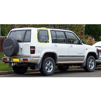 HOLDEN JACKAROO UBS25 - 5/1992 to 12/2003 - 4DR WAGON - RIGHT SIDE REAR CARGO GLASS - Green