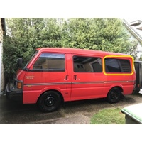 FORD ECONOVAN JG/JH - 5/1984 TO 7/2006 - MWB VAN - PASSENGER - LEFT SIDE REAR FIXED GLASS - APPROX 1280MM LONG - NEW (CALL FOR STOCK)