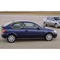 HOLDEN ASTRA TS - 9/1998 to 9/2005 - SEDAN/HATCH - DRIVERS - RIGHT SIDE REAR DOOR GLASS - NEW