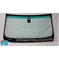BMW 7 SERIES E65/E66 - 2003 to 2008 - 4DR SEDAN - FRONT WINDSCREEN GLASS - RAIN SENSOR (BARREL SHAPED PATCH), WIPER HEATER - GREEN - CALL FOR STOCK