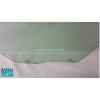 PEUGEOT 208 A9 - 10/2012 TO 1/2018 - 5DR HATCH - LEFT SIDE REAR DOOR GLASS - GREEN - NEW