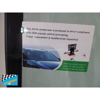 MAZDA 3 BP - 1/2019 to CURRENT - SEDAN/HATCH - FRONT WINDSCREEN GLASS - MIRROR BUTTON, RAIN SENSOR, CAMERA BRACKET, TOP&SIDE MOULD (NO HUD) - NEW