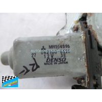 MITSUBISHI CHALLENGER PAI/PAII - 3/1998 TO 1/2007 - 5DR WAGON - DRIVERS - RIGHT SIDE FRONT WINDOW REGULATOR - ELECTRIC - 2 PIN - (SECOND-HAND)
