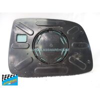 GREAT WALL V240 K2 - 01/2010 to 12/2014 - 2DR UTE - PASSENGERS - LEFT SIDE FLAT MIRROR WITH BACKING PLATE - Z19802 - (SECOND HAND)