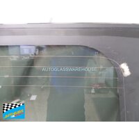 suitable for TOYOTA HIACE 220 SERIES - 4/2005 to 4/2019 - SLWB VAN - DRIVER - RIGHT SIDE REAR CARGO GLASS - SMALL CERAMIC,GENUINE, TINTED - SECONDHAND