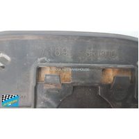 suitable for TOYOTA HILUX ZN210 - 3/2005 to 2015 - 2/4DR UTE - PASSENGERS - LEFT SIDE MIRROR CURVED OEM - WITH BACKING - A169 SR1300 - (SECOND-HAND)