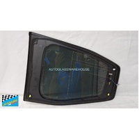 SUITABLE FOR TOYOTA LANDCRUISER 300 SERIES - 10/2021 to CURRENT - 5DR WAGON - RIGHT SIDE REAR CARGO GLASS - PRIVACY TINT - CHROME MOULD - ANTENNA