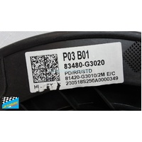 HYUNDAI i30 PD - 6/2017 TO CURRENT - 5DR HATCH - DRIVERS - RIGHT SIDE REAR WINDOW REGULATOR - (SECOND-HAND)