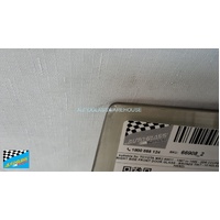 suitable for TOYOTA MR2 AW11 - 1987 to 1989 - 2DR COUPE - DRIVERS - RIGHT SIDE FRONT DOOR GLASS - BRONZE TINT - 10 HOLES - (SECOND-HAND)