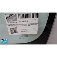 fits TOYOTA HIACE KDH/TRH 220, 221, 223 JP PRIVATE IMPORT AFTER 2019 - 3/2005 to CURRENT - COMMUTER BUS - FRONT WINDSCREEN GLASS - BRACKET,ADAS 1 CAM