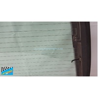 JAGUAR X-TYPE X400 - 10/2001 to 12/2010 - 4DR SEDAN - REAR WINDSCREEN GLASS - 1350w X 655h - (SECOND-HAND)