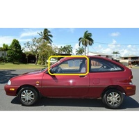 FORD FESTIVA WB/WF - 4/1994 to 7/2000 - 3DR HATCH - PASSENGERS - LEFT SIDE FRONT DOOR GLASS - FDWB3H FD/LH G - NEW