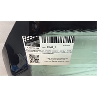 VOLKSWAGEN T-CROSS C1 - 4/2020 TO CURRENT - 5DR SUV - REAR WINDSCREEN GLASS - ANTENNA, SOLAR GREEN TINT, 1 HOLE, HEATED - (SECOND-HAND)