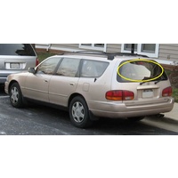 suitable for TOYOTA CAMRY WIDE BODY SV10 - 1/1993 to 1/1997 - 4DR WAGON - REAR WINDSCREEN GLASS - HEATED - NEW
