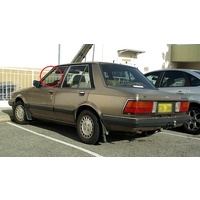 FORD LASER KA - 3/1981 to 3/1983 - SEDAN/HATCH - PASSENGERS - LEFT SIDE FRONT DOOR GLASS  - PASSENGERS - LEFT SIDE FRONT DOOR GLASS - NEW