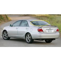 suitable for TOYOTA CAMRY ACV36R - 9/2002 to 6/2006 - 4DR SEDAN - REAR WINDSCREEN GLASS - WITH ANTENNA - NEW