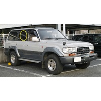 suitable for TOYOTA LANDCRUISER 80 SERIES - 3/1990 to 1/1998 - 5DR WAGON - DRIVERS - RIGHT SIDE REAR DOOR GLASS - NEW
