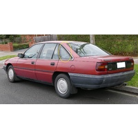 HOLDEN COMMODORE VR/VS - 9/1988 to 8/1997 - 4DR SEDAN - LEFT SIDE REAR OPERA GLASS - CHROME MOULD (SECOND-HAND)
