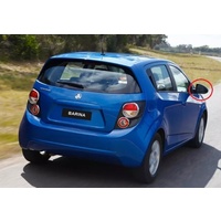 HOLDEN BARINA TK - 12/2005 to 12/2010 - 3DR/5DR HATCH - DRIVERS - RIGHT SIDE MIRROR - FLAT GLASS ONLY - NON HEATED - 180MM X 100MM - NEW