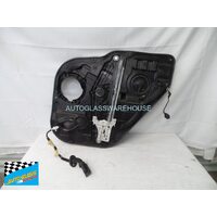 HYUNDAI SANTA FE TM - 4/2018 to 1/2024 - 5DR WAGON - LEFT SIDE REAR WINDOW REGULATOR - ELECTRIC - NO MOTOR - 95300-00100 - (SECOND-HAND)