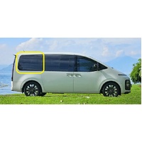 HYUNDAI STARIA US4 - 6/2021 TO CURRENT - VAN - DRIVERS - PASSENGERS - RIGHT SIDE REAR CARGO GLASS - (SECOND-HAND)