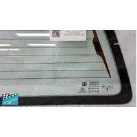 FORD RANGER - 7/2022 TO CURRENT (T6.2) - 2DR/4DR UTE - REAR WINDSCREEN GLASS - HEATED - GREEN - NEW