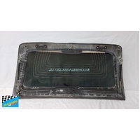 HOLDEN COLORADO RG - 6/2012 to CURRENT - 4DR DUAL CAB - REAR CANOPY FLEXIGLASS - 1400 X 700 - from Serial No. M1013831 - (SECOND-HAND)