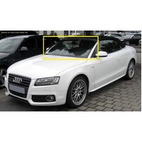 AUDI A5, RS5, S5 - 10/2009 to 12/2016 - 2DR CONVERTIBLE - FRONT WINDSCREEN GLASS - RAIN SENSOR,ADAS,SOLAR TINT,HEAT-FILM (ADAS) - NEW (LIMITED STOCK)