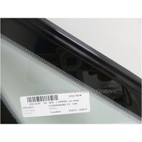 HOLDEN COMMODORE VN - 9/1988 TO 10/1991 - 4DR SEDAN - PASSENGERS - LEFT SIDE REAR OPERA GLASS - (Second-hand)