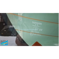 suitable for TOYOTA YARIS CROSS - MXPB10R MXPJ10R - 08/2020 TO CURRENT - 5DR SUV - REAR WINDSCREEN GLASS - ANTENNA, HINGE, HEATED, 1HOLE - SECOND-HAND