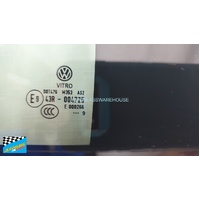 VOLKSWAGEN TIGUAN ALLSPACE AD1 - 7/2018 TO CURRENT - 5DR SUV - 7 SEATERS  - LEFT SIDE REAR QUARTER GLASS  - GREEN - ENCAPSULATED - (OEM - 5NN.845.213-