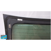 HONDA ACCORD CR - 6/2013 to 11/2019 - 4DR SEDAN - REAR WINDSCREEN GLASS - GREEN - HEATED - ANTENNA - 1234MM X 848MM - NEW