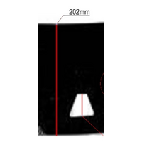 HONDA CIVIC 10th GEN - FC1/FC6 FK4/FK5  - 5/2016 to 11/2021 - SEDAN/HATCH - FRONT WINDSCREEN GLASS - RAIN SENSOR (HIGHER THAN CAM), ADAS, PATCH HEIGHT