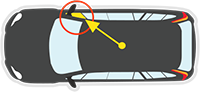 Right Front Qtr/Vent location for MERCEDES SPRINTER VAN - 9/2006 TO 05/2018 - DRIVERS - RIGHT SIDE FRONT QUARTER GLASS
