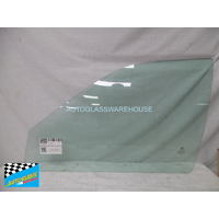 SUZUKI SWIFT CINO/MF/MG/MH - 10/1989 to 12/1999 - 4DR SEDAN/5DR HATCH - PASSENGERS - LEFT SIDE FRONT DOOR GLASS - GREEN