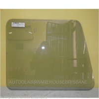HOLDEN COMBO SB - 04/1994 - 12/2000 - 2DR VAN - DRIVERS - RIGHT SIDE FRONT FIXED WINDOW GLASS - RUBBER IN - 492MM HIGH X 615MM WIDE