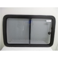 RENAULT MASTER X70 - 9/2004 to 3/2011 - LWB VAN - RIGHT SIDE REAR SLIDING GLASS UNIT - 1020 x 650 (OPENING IS AT FRONT–OPENING MEASURES 335 x 540)