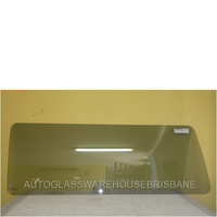 VOLKSWAGEN TRANSPORTER T4 - 11/1992 to 8/2004 - LWB VAN - PASSENGERS - LEFT SIDE REAR FIXED WINDOW GLASS - RUBBER IN - 437H X 1210W