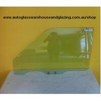 FORD RAIDER - 8/1991 to 10/1996 - 5DR SUV - LEFT SIDE FRONT DOOR GLASS - GREEN