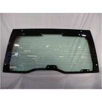HOLDEN FRONTERA UES25 - 8/2001 to 12/2003 - 4DR WAGON - REAR WINDSCREEN GLASS - WITH CUT OUT - 14 HOLES - 1300W X 605H