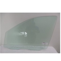 HYUNDAI SANTA FE CM - 5/2006 to 08/2012 - 5DR WAGON - PASSENGERS - LEFT SIDE FRONT DOOR GLASS - GREEN