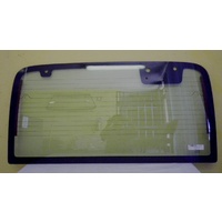 JEEP WRANGLER TJ - 11/1996 to 12/2002 - 2DR WAGON - REAR WINDSCREEN GLASS -  HEATED - CENTER DIST 167MM HINGE HOLE TO WIPER HOLE (Wiper Hole Higher)