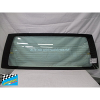 NISSAN PATHFINDER YD21 - 2/1988 to 10/1995 - 2DR/4DR WAGON - REAR WINDSCREEN GLASS - HEATED - GREEN - 6 HOLES