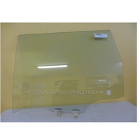 NISSAN X-TRAIL T30 - 10/2001 to 9/2007 - 5DR WAGON - PASSENGERS - LEFT SIDE REAR DOOR GLASS - WITH FITTINGS
