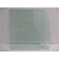 suitable for TOYOTA LANDCRUISER 75/77/78 SERIES - 1/1985 TO CURRENT - TROOP CARRIER - LEFT SIDE REAR SLIDING GLASS (REAR PIECE 1/2) 